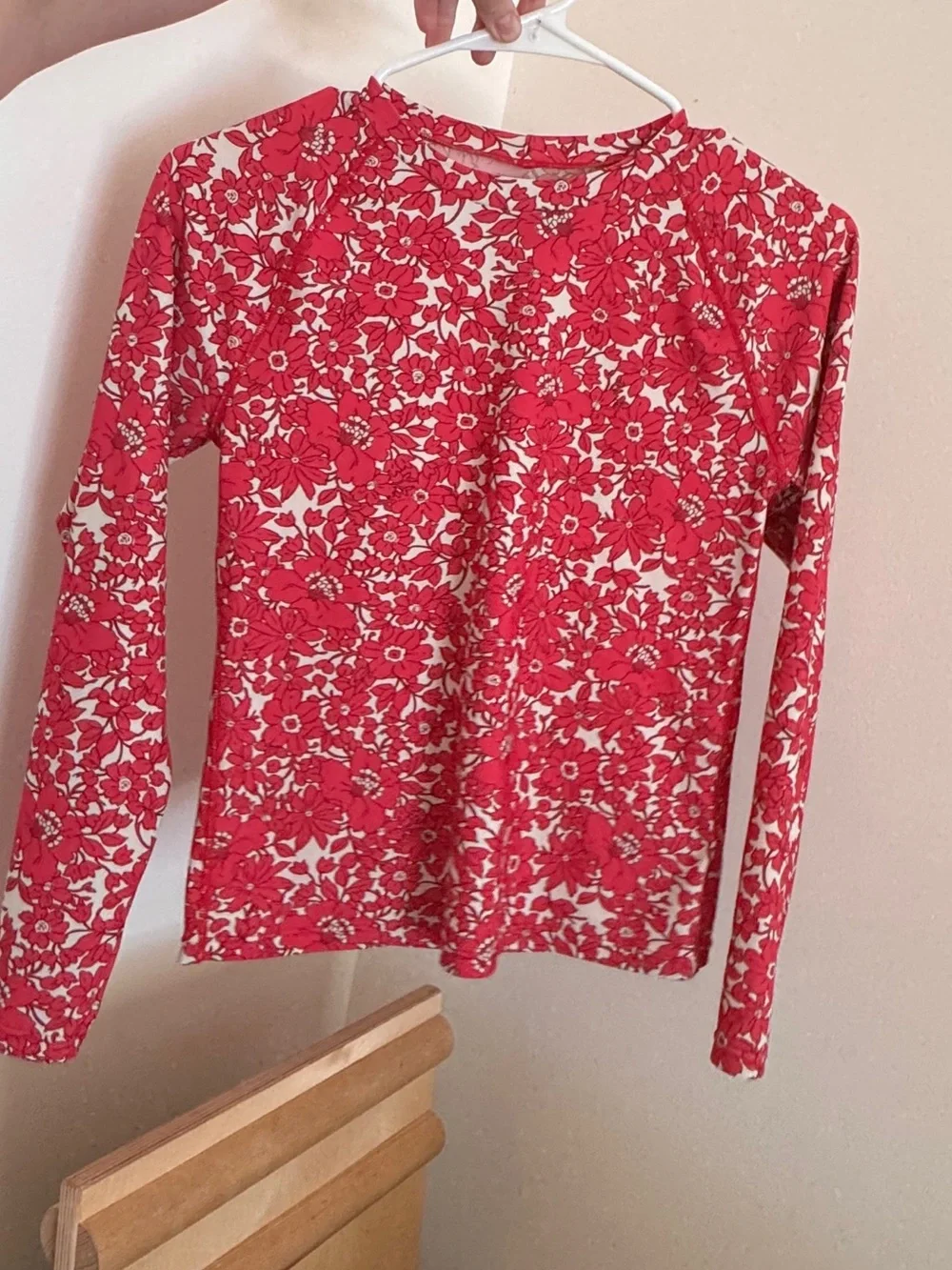 Crewcuts by J. Crew rashguard swim cover UPF 50 Sun Shirt Liberty London size 14